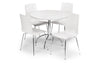Mandy White Dining Set